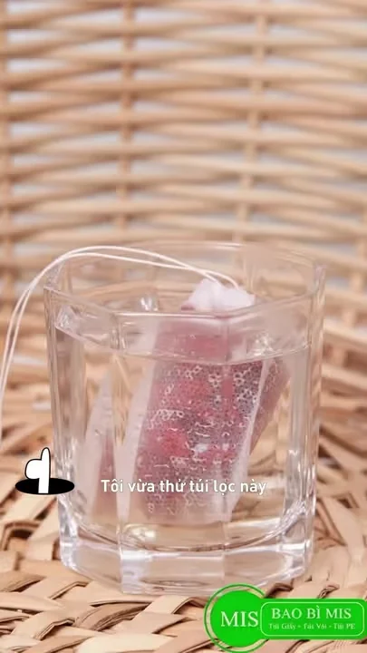 Túi lọc trà vải không dệt dây rút