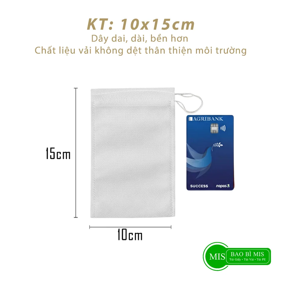 Túi lọc 10x15cm - ảnh đúng kích thước 10x15cm