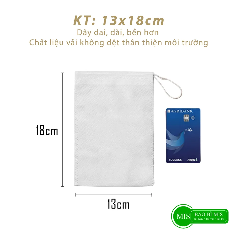 Túi lọc 13x18cm - ảnh đúng kích thước 13x18cm