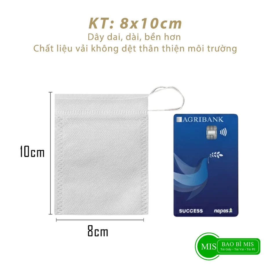 Túi lọc 8x10cm - ảnh đúng kích thước 8x10cm